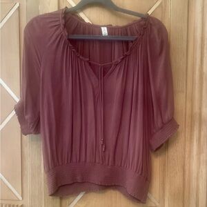 Gentle Fawn Brown BoHo Blouse